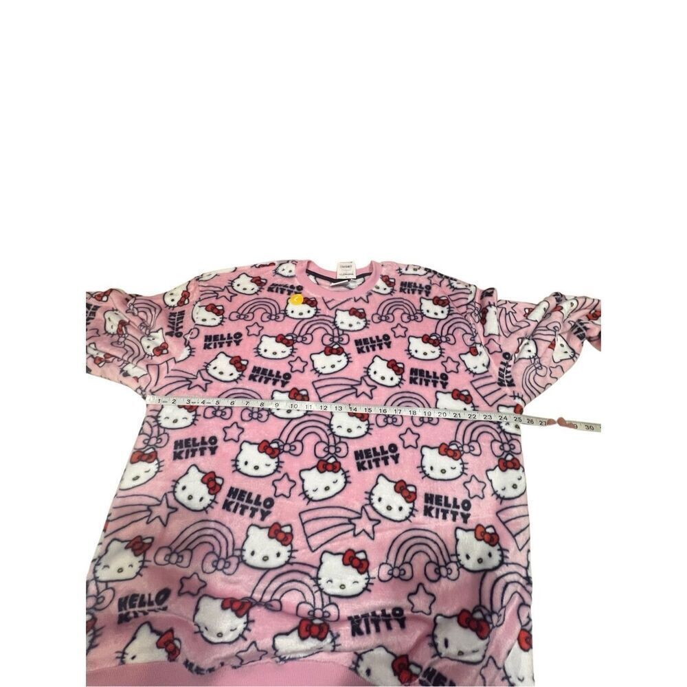 Hello Kitty Women's Plush Graphic Character Sweatshirt Gift Box, Size L NWT - Picture 5 of 8